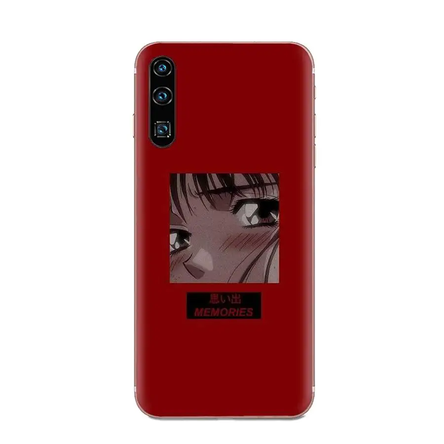 Мягкий чехол грустно аниме девочка замки для Samsung Galaxy A10 A20 A20E A3 A40 A5 A50 A7 J1 J3 J4 J5 J6 J7