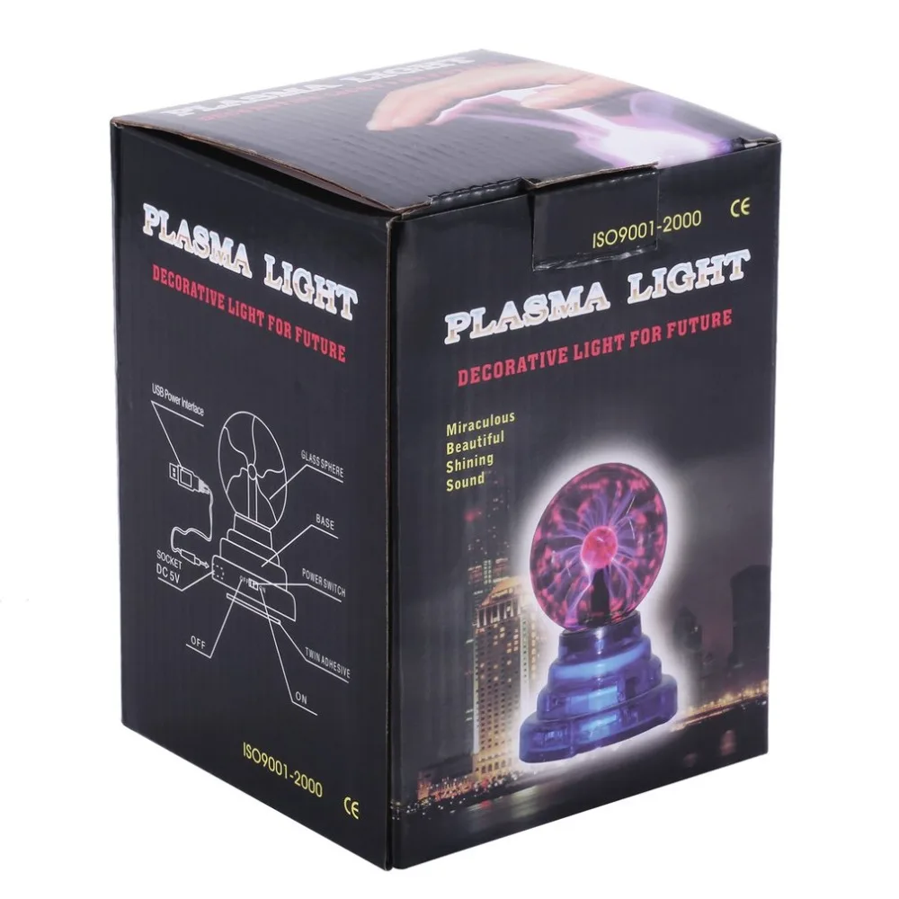 3 Inch ICOCO Magic USB Plasma Ball Sphere Light Magic Plasma Ball Crystal Light Transparent Lamp Home Decoration Top Quality
3 Inch ICOCO Magic USB Plasma Ball Sphere Light Magic Plasma Ball Crystal Light Transparent Lamp Home Decoration Top Quality