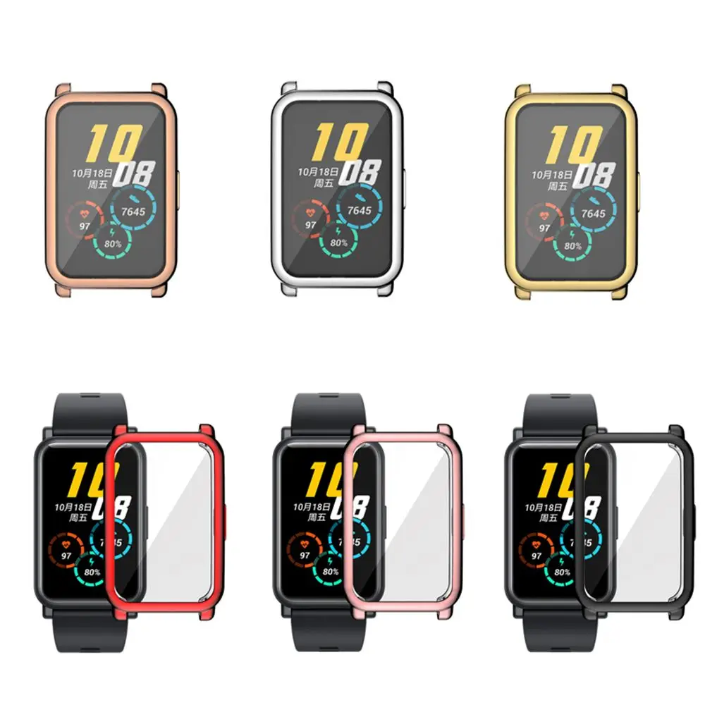Защитный чехол из ТПУ для Huawei Honor Watch ES, чехол с полным покрытием, ремешок, защитный бампер, аксессуар
Защитный чехол из ТПУ для Huawei Honor Watch ES, чехол с полным покрытием, ремешок, защитный бампер, аксессуар