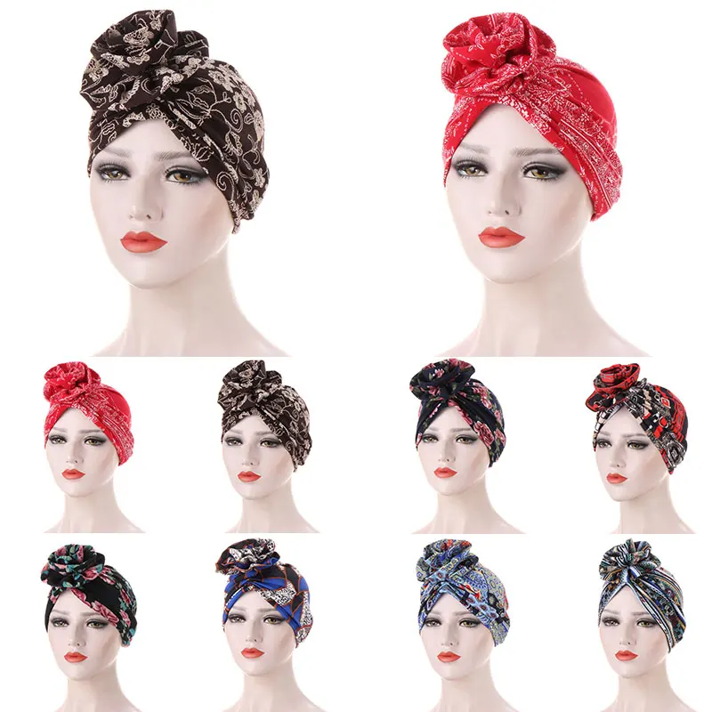 Street Shooting Decorative Hat Western Style Turban Hat Flower Cloth Turban Hat Hedging Cap Fashion Flower Musulman Turban Hat
Street Shooting Decorative Hat Western Style Turban Hat Flower Cloth Turban Hat Hedging Cap Fashion Flower Musulman Turban Hat