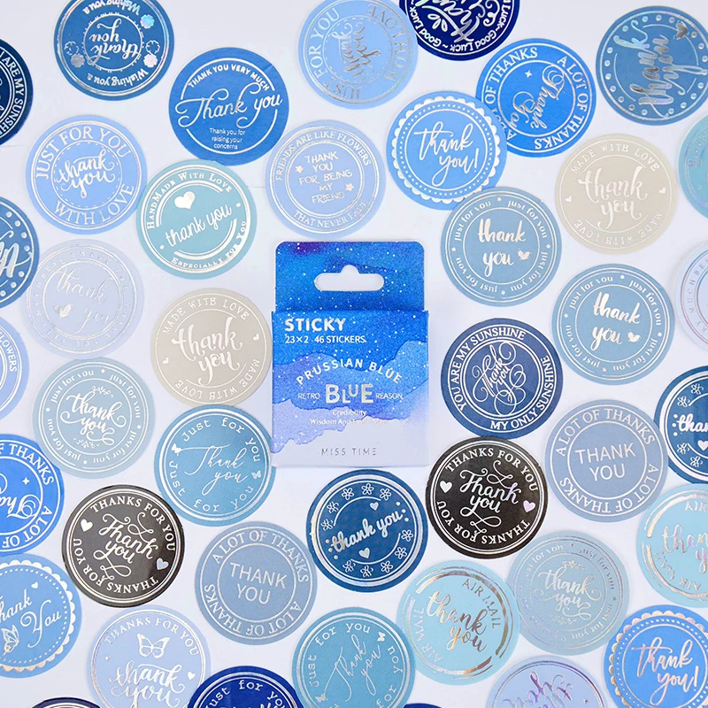 Thank you Stickers 46 pcs Stick Labels Round Decorative sticker Scrapbooking Diary Album Stationery
Thank you Stickers 46 pcs Stick Labels Round Decorative sticker Scrapbooking Diary Album Stationery