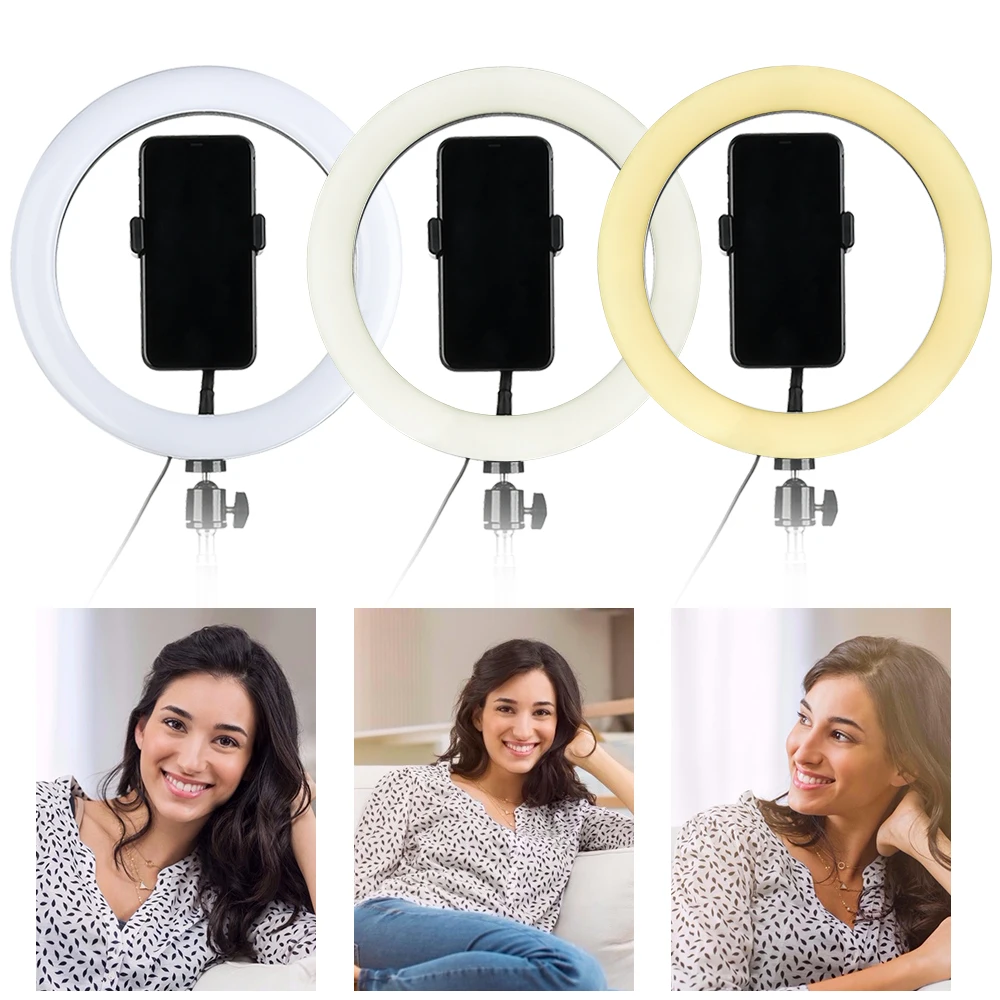 16/26cm Photo Ringlight Led Selfie Ring Light Phone Bluetooth Remote Lamp Photography Lighting Tripod Holder Beauty device
16/26cm Photo Ringlight Led Selfie Ring Light Phone Bluetooth Remote Lamp Photography Lighting Tripod Holder Beauty device