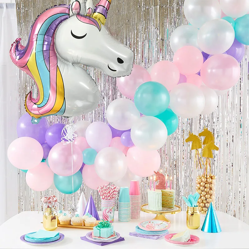 6pcs Rainbow Unicorn Balloon 32 inch Number Foil Balloons 1st Kids Unicorn Theme Birthday Party Decorations Baby Shower Globos
6pcs Rainbow Unicorn Balloon 32 inch Number Foil Balloons 1st Kids Unicorn Theme Birthday Party Decorations Baby Shower Globos