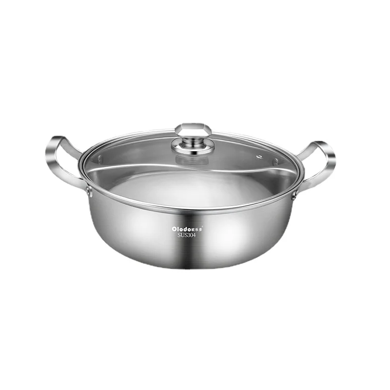Stainless Steel Pot Multifunction Two-Flavor Integrated Molding Hot Pot Induction Cookerchinese Sauces Panelas Kitchen Supplies
Stainless Steel Pot Multifunction Two-Flavor Integrated Molding Hot Pot Induction Cookerchinese Sauces Panelas Kitchen Supplies