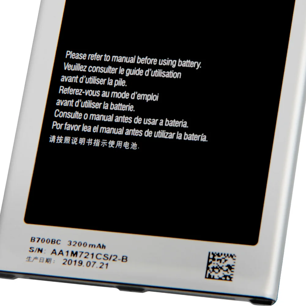 Оригинальный сменный аккумулятор SAMSUNG B700BC для Samsung Galaxy Mega 6 3 8 Гб I9200 B700BE подлинный