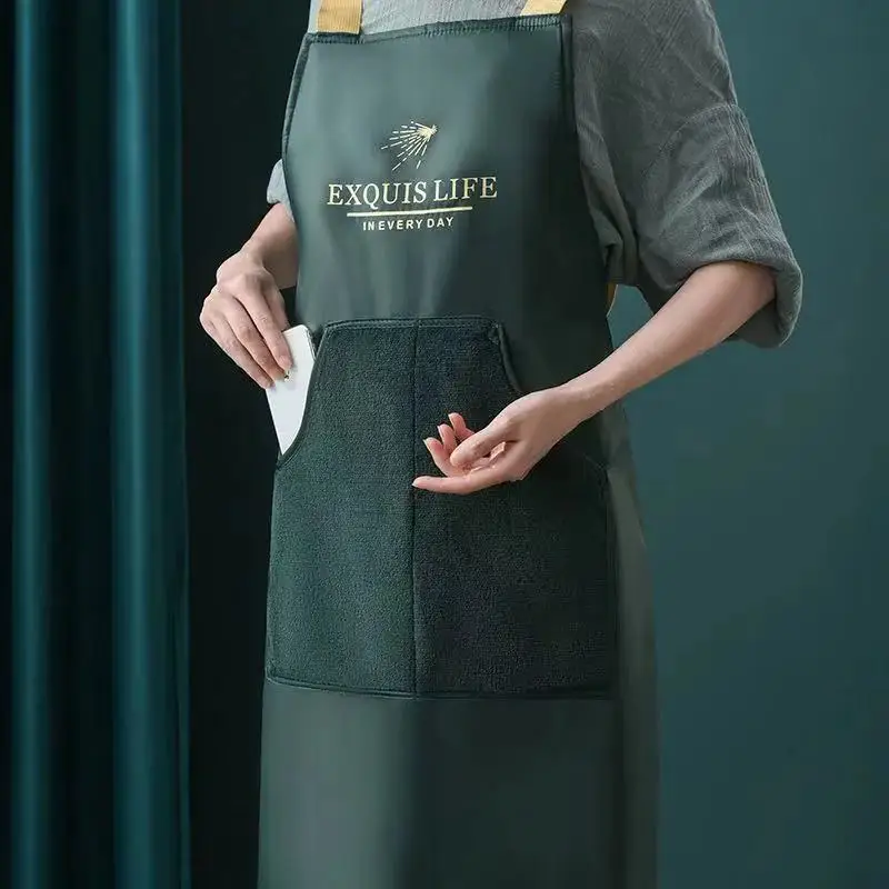 Unisex Aprons Waterproof Oxford Cloth Bib With Pocket Household Cooking Apron Kitchen Supplies Solid Color Baking Apron for Chef
Unisex Aprons Waterproof Oxford Cloth Bib With Pocket Household Cooking Apron Kitchen Supplies Solid Color Baking Apron for Chef