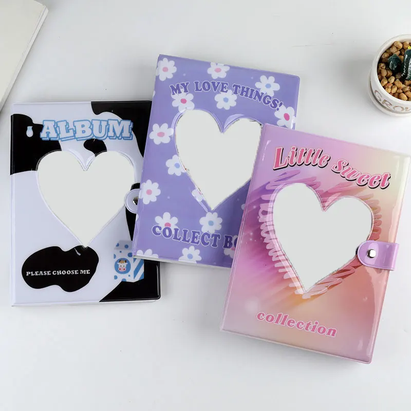 3-inch Photo Album 4 Card Slots Korean Style Love Hollow Plug-in Photo Album Cartoon Nice Practical INS Star Chasing Photo Album
3-inch Photo Album 4 Card Slots Korean Style Love Hollow Plug-in Photo Album Cartoon Nice Practical INS Star Chasing Photo Album
