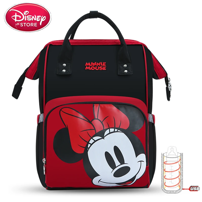 Disney Bags Mickey and Minnie Mouse Mummy Diaper Bags USB Bottle Insulation Feeding Bag Waterproof Mom Handbag Disney Backpack
Disney Bags Mickey and Minnie Mouse Mummy Diaper Bags USB Bottle Insulation Feeding Bag Waterproof Mom Handbag Disney Backpack