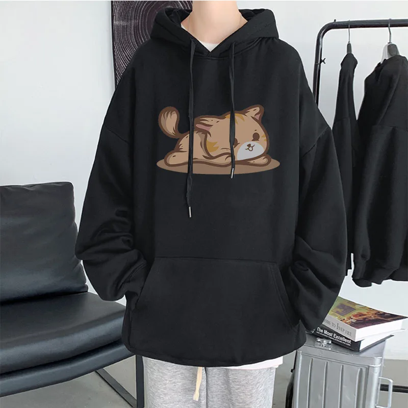 Fashion Men's Hoodies Lazy cat print graphic hoodies Pullover Long Sleeve Loose Winter Warm Women Sweatshirt Pullover
Fashion Men's Hoodies Lazy cat print graphic hoodies Pullover Long Sleeve Loose Winter Warm Women Sweatshirt Pullover