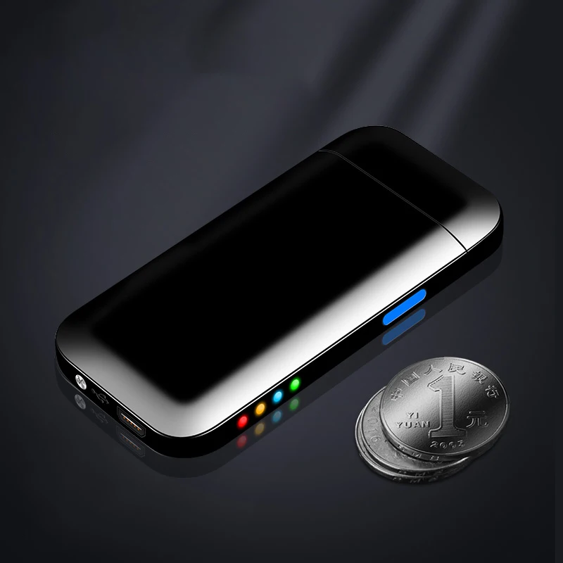 New Creative Cool Ultra Thin Double Arc Electric Lighter USB Rechargeable Cigarette Lighter For Outdoor Windproof Lighters Gifts
New Creative Cool Ultra Thin Double Arc Electric Lighter USB Rechargeable Cigarette Lighter For Outdoor Windproof Lighters Gifts