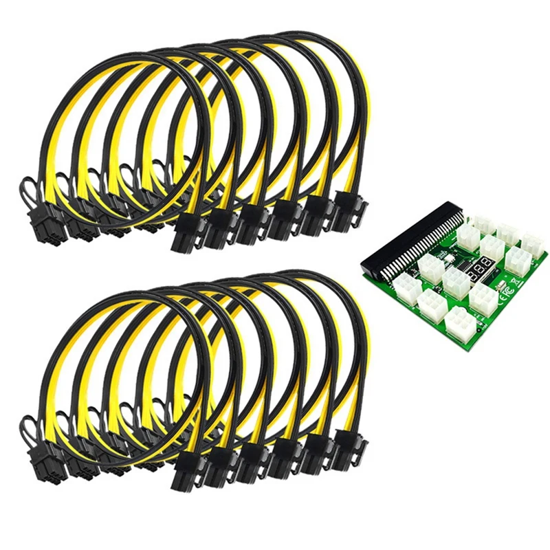 Graphics Card Power Board 12 6Pin Power Supply Expansion Board Server Power Supply
Graphics Card Power Board 12 6Pin Power Supply Expansion Board Server Power Supply