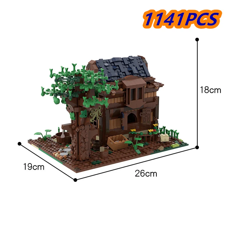 MOC Architecture Town Street Building Block Scene Modular Medieval Smithy Construct Brick Model Toy For Children Birthday Gifts
MOC Architecture Town Street Building Block Scene Modular Medieval Smithy Construct Brick Model Toy For Children Birthday Gifts
