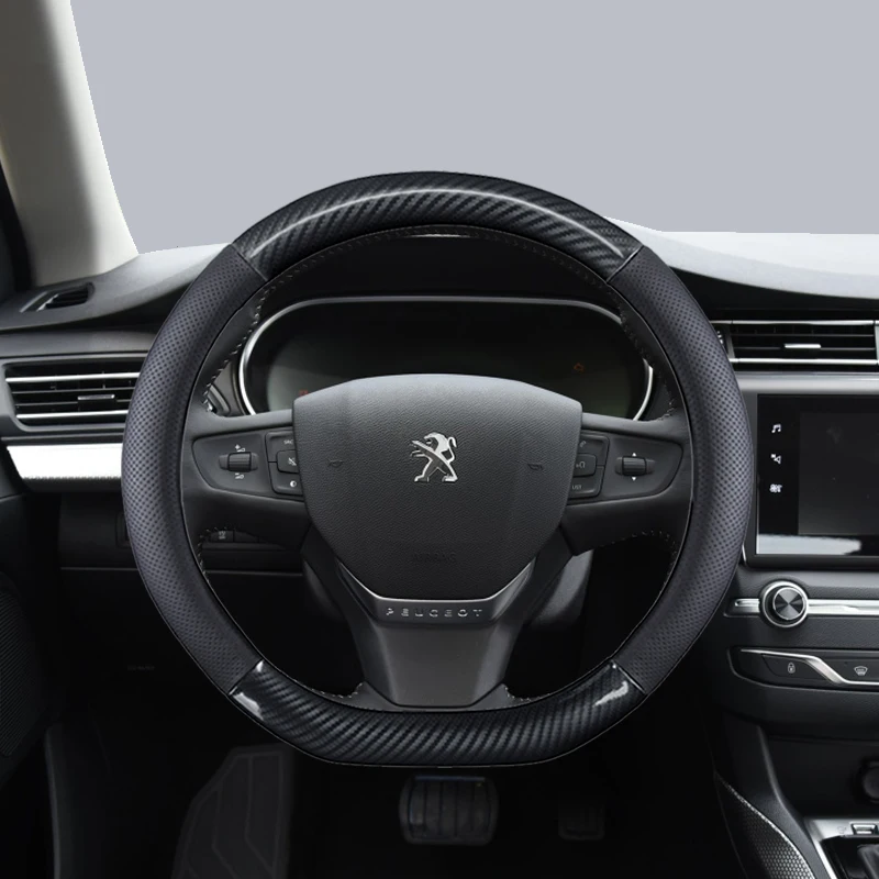 38CM Car Steering Wheel Cover Micro Fiber Leather Customized for Peugeot Partner 308 4008 4 Colors High Quality Auto Accessories
38CM Car Steering Wheel Cover Micro Fiber Leather Customized for Peugeot Partner 308 4008 4 Colors High Quality Auto Accessories