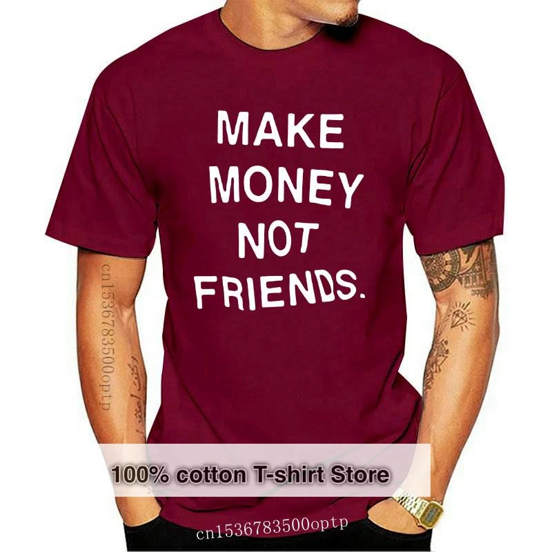 Футболка женская с надписью «Make Money Not Friends», хлопковая смешная уличная одежда в стиле хип-хоп, лето 2021
Футболка женская с надписью «Make Money Not Friends», хлопковая смешная уличная одежда в стиле хип-хоп, лето 2021