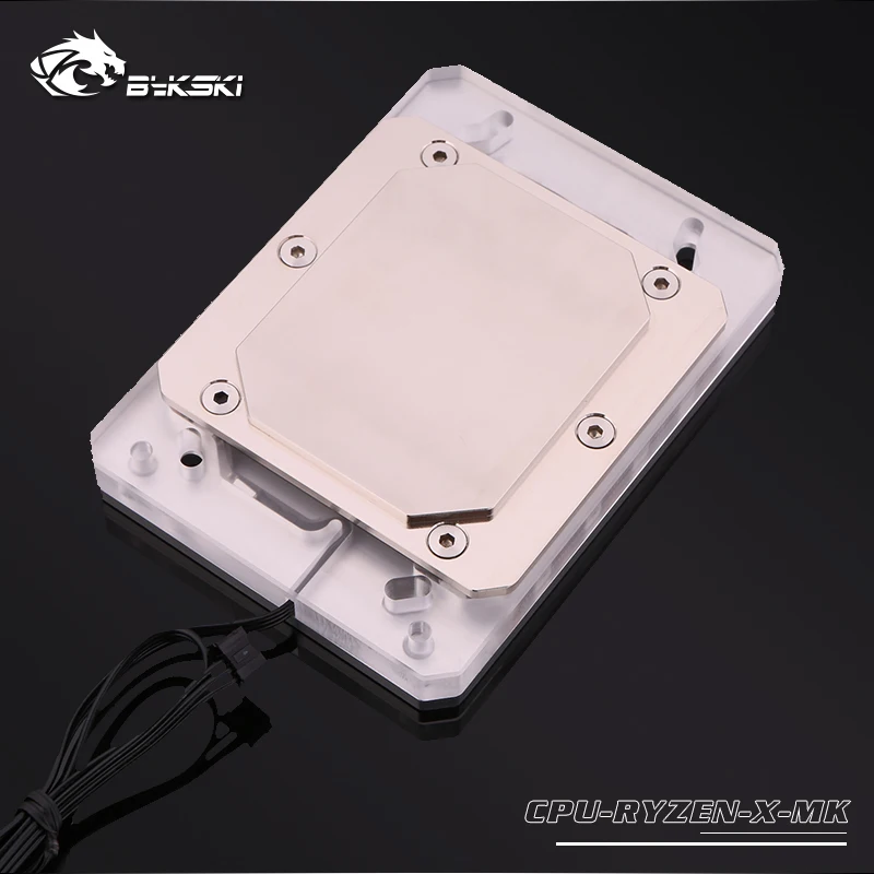 Bykski CPU-RYZEN-X-MK RBW RGB Led CPU Water Cooling Block Silver for AMD AM2 AM3 AM4 TR4
Bykski CPU-RYZEN-X-MK RBW RGB Led CPU Water Cooling Block Silver for AMD AM2 AM3 AM4 TR4