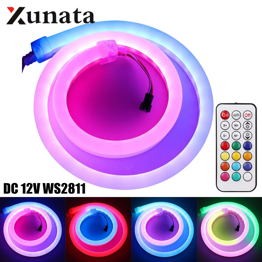 Неоновая Светодиодная лента WS2811 WS2812, 12 В постоянного тока, 5050 RGB, водонепроницаемая программируемая адресная Светодиодная лента, лампа 1 м, 2 м, 5 м
Неоновая Светодиодная лента WS2811 WS2812, 12 В постоянного тока, 5050 RGB, водонепроницаемая программируемая адресная Светодиодная лента, лампа 1 м, 2 м, 5 м