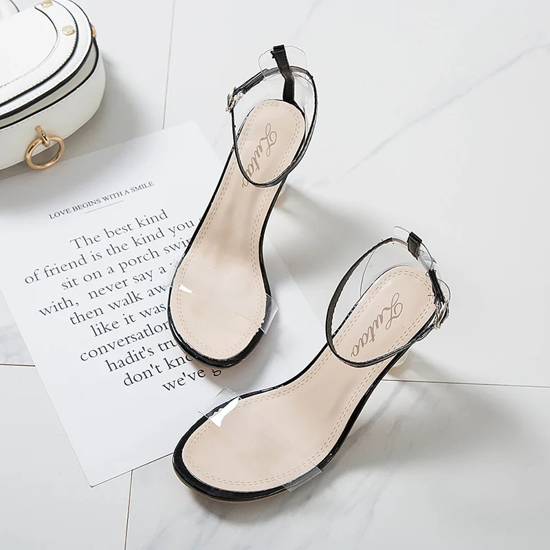 All-Match Fashion Womens Shoes 2021 Plastic Sandal High Heels Buckle Strap Suit Female Beige Luxury Transparent Summer High-heel 
All-Match Fashion Womens Shoes 2021 Plastic Sandal High Heels Buckle Strap Suit Female Beige Luxury Transparent Summer High-heel