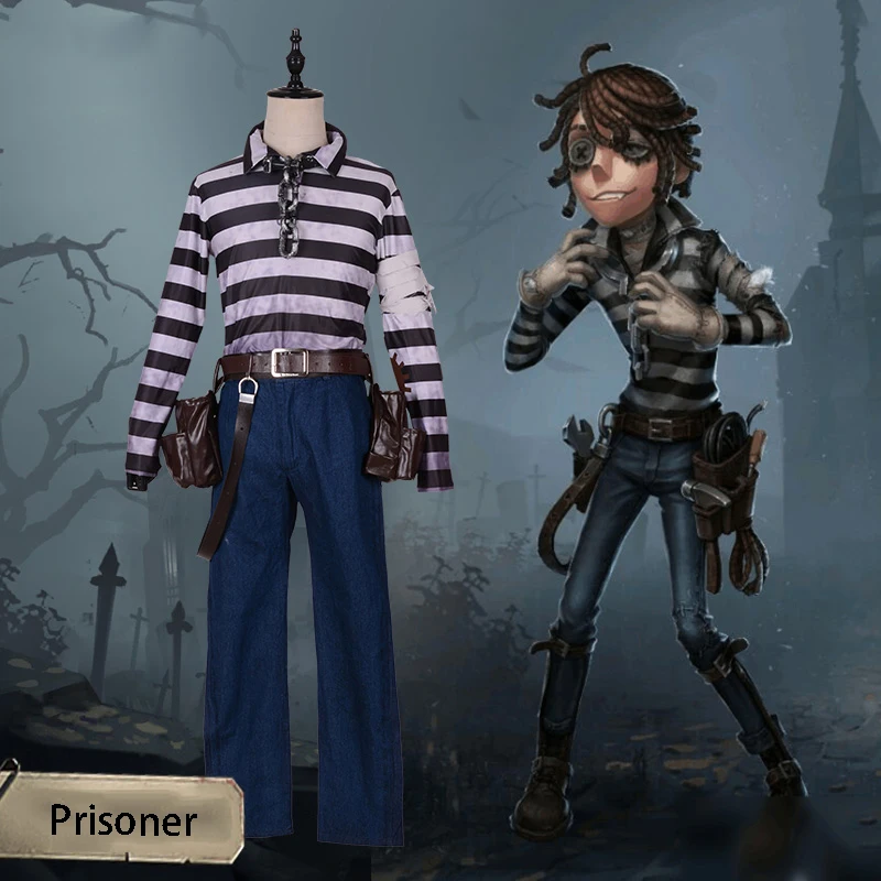 Game Identity V Cosplay Costumes Prisoner Luca Balsa Cosplay Costume Survivor Original Skin Uniforms Suits Clothes Coats Sets
Game Identity V Cosplay Costumes Prisoner Luca Balsa Cosplay Costume Survivor Original Skin Uniforms Suits Clothes Coats Sets