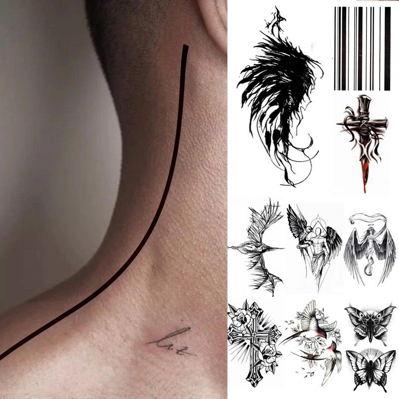 Cross Temporary Tattoo Sticker Angel Wings Death Ray Sexy Bunny Girl Body Art Tattoo Waterproof Fake Flash Tattoo Women and Men
Cross Temporary Tattoo Sticker Angel Wings Death Ray Sexy Bunny Girl Body Art Tattoo Waterproof Fake Flash Tattoo Women and Men