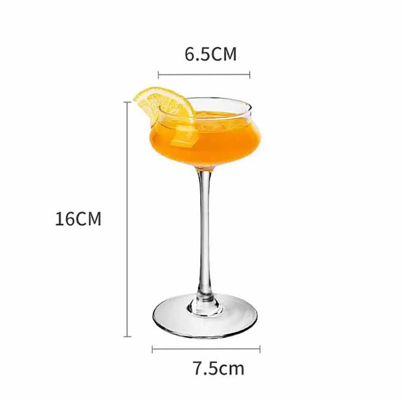 Cocktail Glass Creative Martini Goblet Bar Professional Personality And High Feet Glass Cup 110ML 
Cocktail Glass Creative Martini Goblet Bar Professional Personality And High Feet Glass Cup 110ML