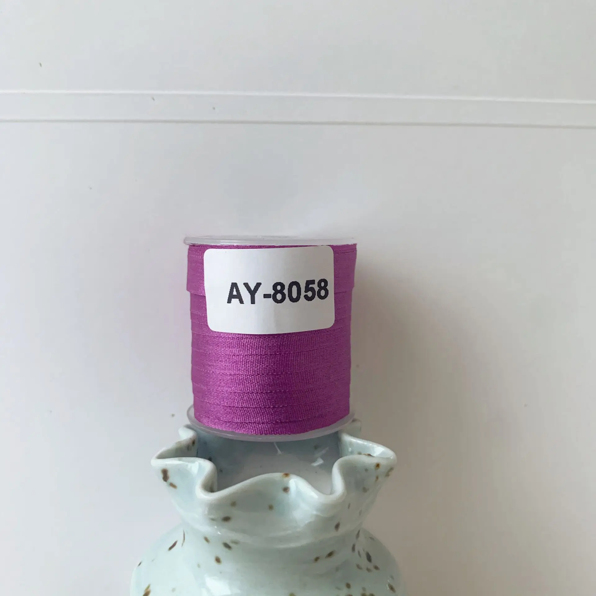 AY-8058 A Roll Wholesale 2mm-36mm 100% Pure Silk Embroidery Ribbons Handcraft Supply Double Faced Thin Taffeta Silk Ribbon
AY-8058 A Roll Wholesale 2mm-36mm 100% Pure Silk Embroidery Ribbons Handcraft Supply Double Faced Thin Taffeta Silk Ribbon