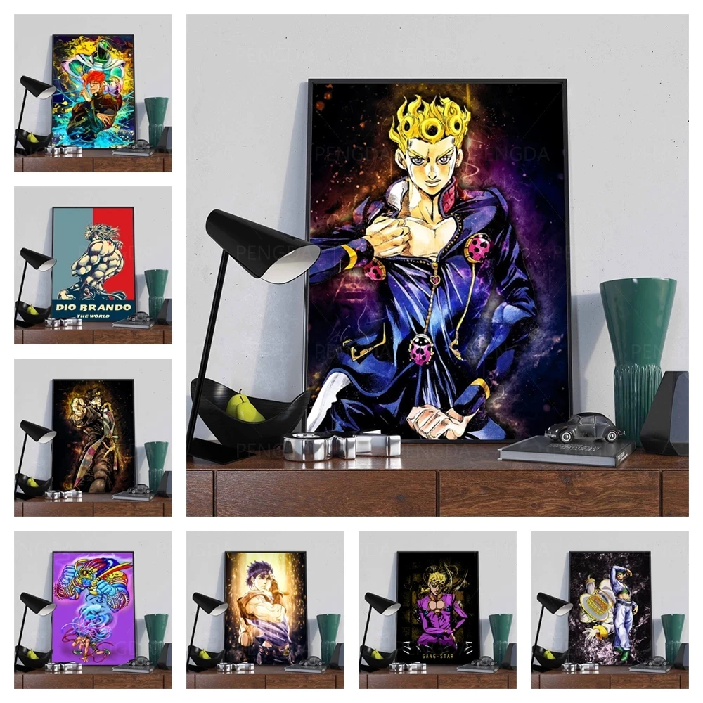 Modular Poster Modern HD Printed JOJO Wall Artwork Canvas Japanese Anime Picture Paintings Home Decoration No Frame Living Room
Modular Poster Modern HD Printed JOJO Wall Artwork Canvas Japanese Anime Picture Paintings Home Decoration No Frame Living Room