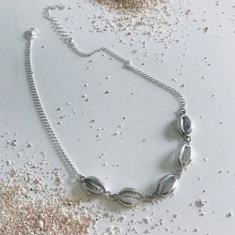 Choker Conch Necklaces Chain Women Trendy Simple Girl Silver Color Bohemia Necklace Jewelry Girls Kpop Collares Naszyjnik
Choker Conch Necklaces Chain Women Trendy Simple Girl Silver Color Bohemia Necklace Jewelry Girls Kpop Collares Naszyjnik