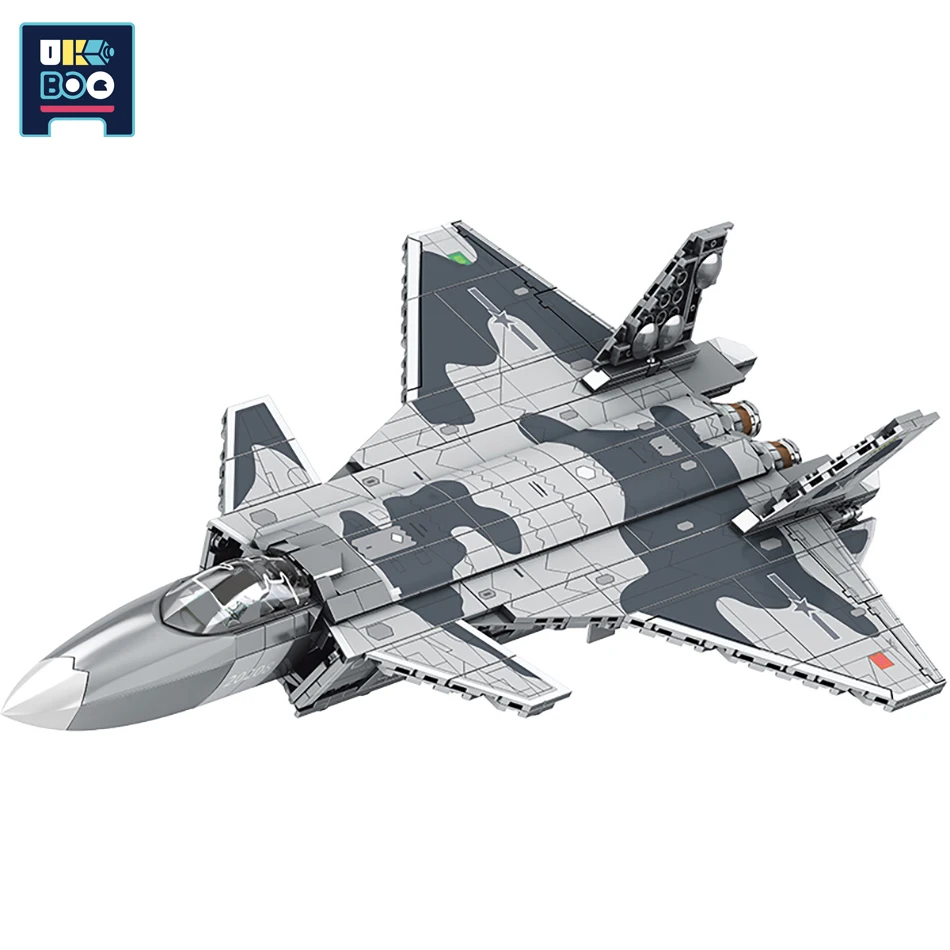 775PCS Military J-20 Attack Fighter Building Blocks City WW2 Army Weapon Plane Airplane Model Bricks Toys For Children Boy Gift
775PCS Military J-20 Attack Fighter Building Blocks City WW2 Army Weapon Plane Airplane Model Bricks Toys For Children Boy Gift