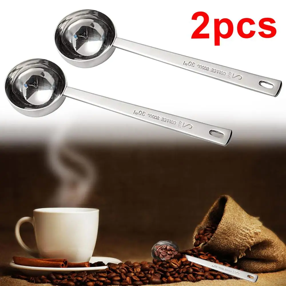 Coffee Scoop 15ml 30ml Stainless Steel Coffee Spoon Long Metal Sugar Powder Tea Scoop Kitchen Measuring Spoon Coffee Accessories
Coffee Scoop 15ml 30ml Stainless Steel Coffee Spoon Long Metal Sugar Powder Tea Scoop Kitchen Measuring Spoon Coffee Accessories