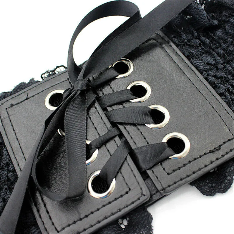 Fashion Women Wide Buckle Belts Solid Slim Bow Lace-up Elastic Lace Stretch Corset Waistband Waist Drawstring Ladies Accessories |