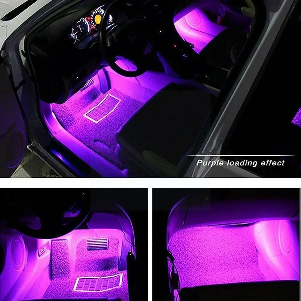 Remote/Voice Control Automotive Interior Decorative 24/36/48 Lamp Lamp LED Lights Car Ambient Foot Atmosphere Light LED D1G3 
Remote/Voice Control Automotive Interior Decorative 24/36/48 Lamp Lamp LED Lights Car Ambient Foot Atmosphere Light LED D1G3