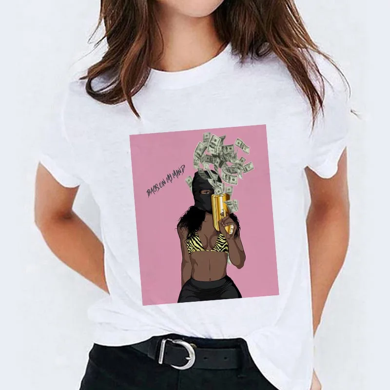 Tshirts Women Summer streetwear Black girl make money Ladies Tee Tops Short sleeve Casual Fashion tee shirt femme 2021 Plus Size
Tshirts Women Summer streetwear Black girl make money Ladies Tee Tops Short sleeve Casual Fashion tee shirt femme 2021 Plus Size