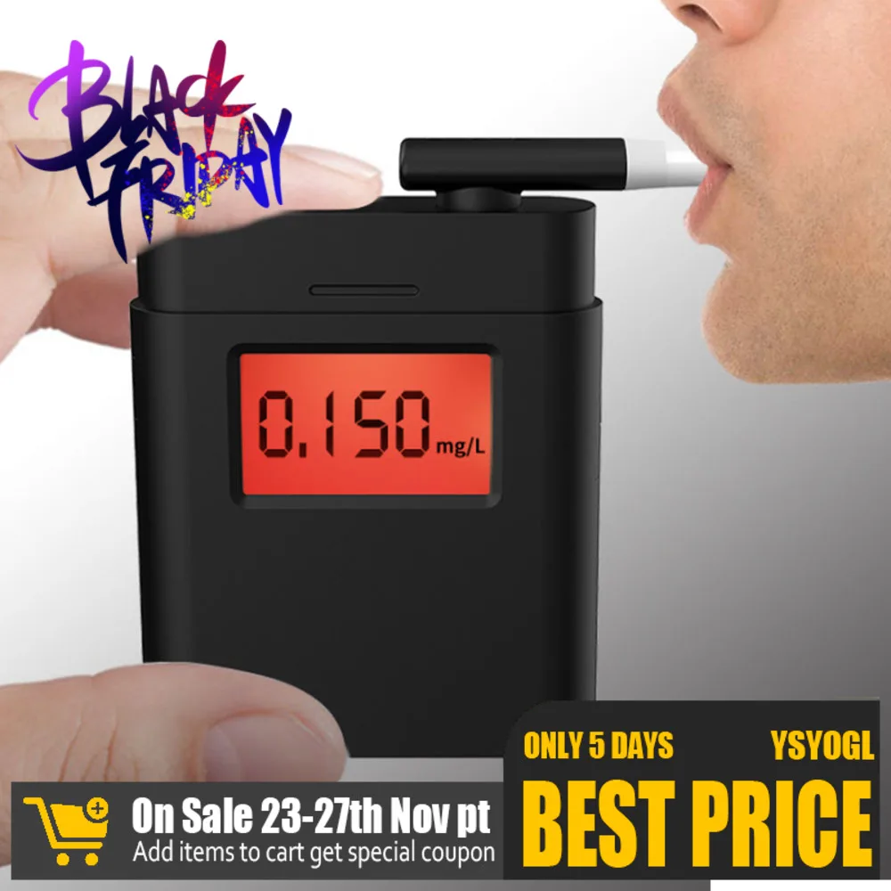 Professional Police Digital Breath Alcohol Tester Breathalyzer with 360 Degree Rotating Mouthpiece
Professional Police Digital Breath Alcohol Tester Breathalyzer with 360 Degree Rotating Mouthpiece