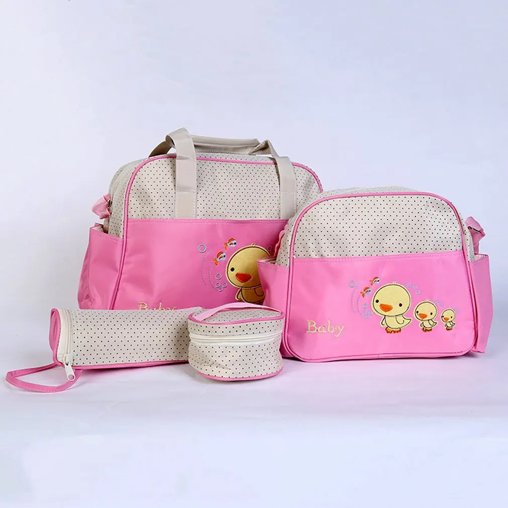 OUTAD 5pcs Mummy Bag Large Capacity Multifunctional Fashion Ducks Prints Shoulder Bag Handbag for Pregnant Women Diaper Bag
OUTAD 5pcs Mummy Bag Large Capacity Multifunctional Fashion Ducks Prints Shoulder Bag Handbag for Pregnant Women Diaper Bag