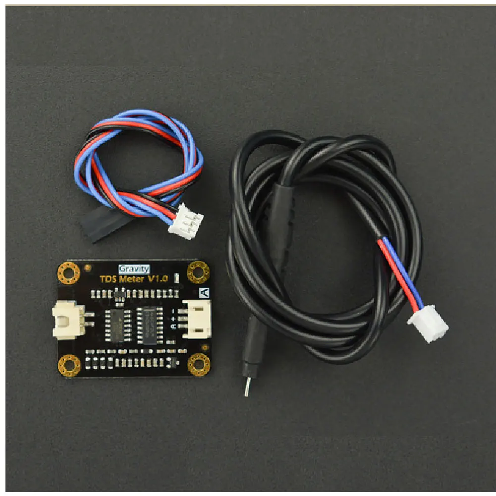 Water Conductivity Analog TDS Sensor Module Tester Liquid Detection Water Quality Monitoring Meter for Arduino DC 3.3-5.5V
Water Conductivity Analog TDS Sensor Module Tester Liquid Detection Water Quality Monitoring Meter for Arduino DC 3.3-5.5V