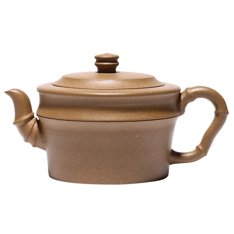 Yixing Zisha teapot famous manual raw ore section mud bamboo section Teapot Tea Set
Yixing Zisha teapot famous manual raw ore section mud bamboo section Teapot Tea Set