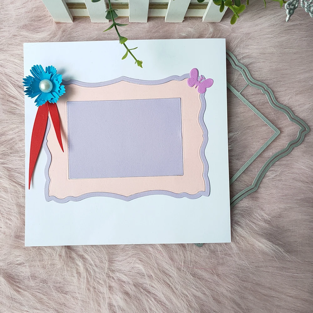 New Lacy Photo background frame Metal Cutting Dies Decorative Scrapbooking Steel Craft Die Cut Embossing Paper Cards Stencils
New Lacy Photo background frame Metal Cutting Dies Decorative Scrapbooking Steel Craft Die Cut Embossing Paper Cards Stencils