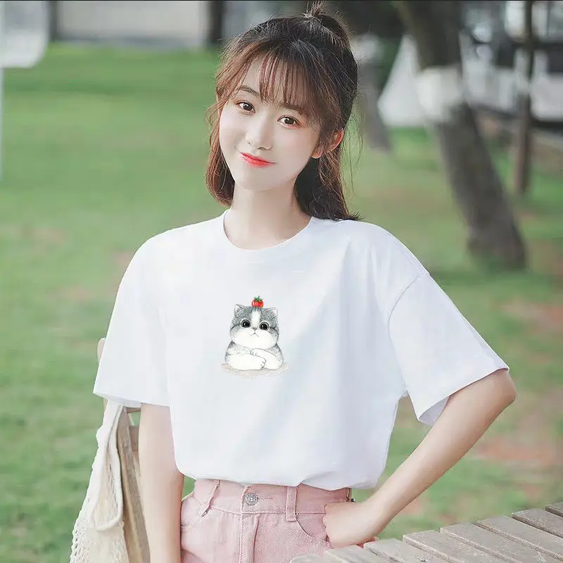 Новая летняя 2021 хан издание ослабления мягкая игрушка клубничный медведь; С принтом; Футболка с короткими рукавами для девочек студенчески...
Новая летняя 2021 хан издание ослабления мягкая игрушка клубничный медведь; С принтом; Футболка с короткими рукавами для девочек студенчески...