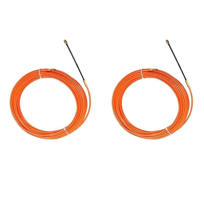 2PCS 4Mm Orange Guide Device Nylon Electric Cable Push Pullers Duct Snake Rodder Fish Tape Wire, 5 Meter & 15 Meter
2PCS 4Mm Orange Guide Device Nylon Electric Cable Push Pullers Duct Snake Rodder Fish Tape Wire, 5 Meter & 15 Meter