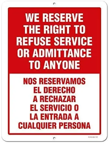 Пределов мы оставляем за собой право отказаться от знака обслуживания алюминиевые декоративные знаки металлический алюминиевый знак 
Пределов мы оставляем за собой право отказаться от знака обслуживания алюминиевые декоративные знаки металлический алюминиевый знак