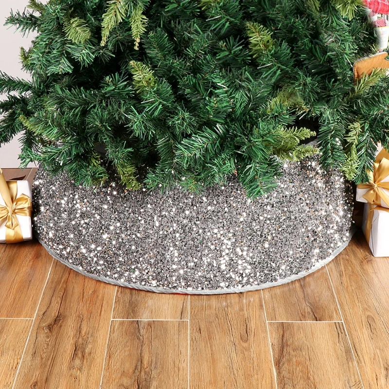 2021 New Christmas Tree Collar 30 Inch Sequins Xmas Tree Skirt Ring Base Cover Home Winter Holidays New Year Decorations
2021 New Christmas Tree Collar 30 Inch Sequins Xmas Tree Skirt Ring Base Cover Home Winter Holidays New Year Decorations