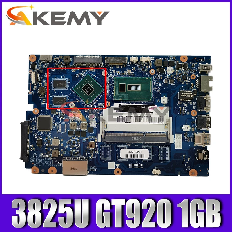 Free Shipping for Lenovo 100-15IBD 100 15IBD CG410/CG510 NM-A681 Notebook Motherboard 3825U/3215U GT920 1GB
Free Shipping for Lenovo 100-15IBD 100 15IBD CG410/CG510 NM-A681 Notebook Motherboard 3825U/3215U GT920 1GB