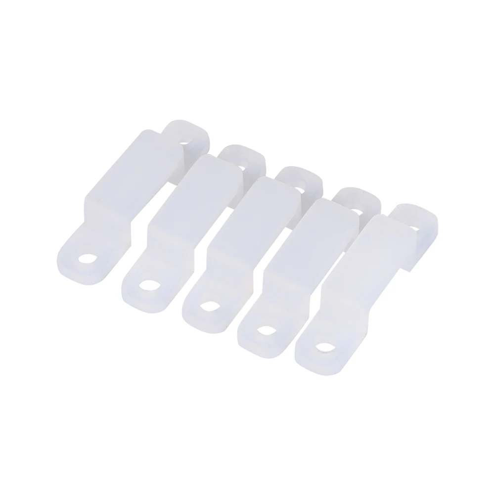 12mm Silicone Holder Clip For Fixing 3528 5050 1210 RGB LED strip LightSilicone holder
12mm Silicone Holder Clip For Fixing 3528 5050 1210 RGB LED strip LightSilicone holder