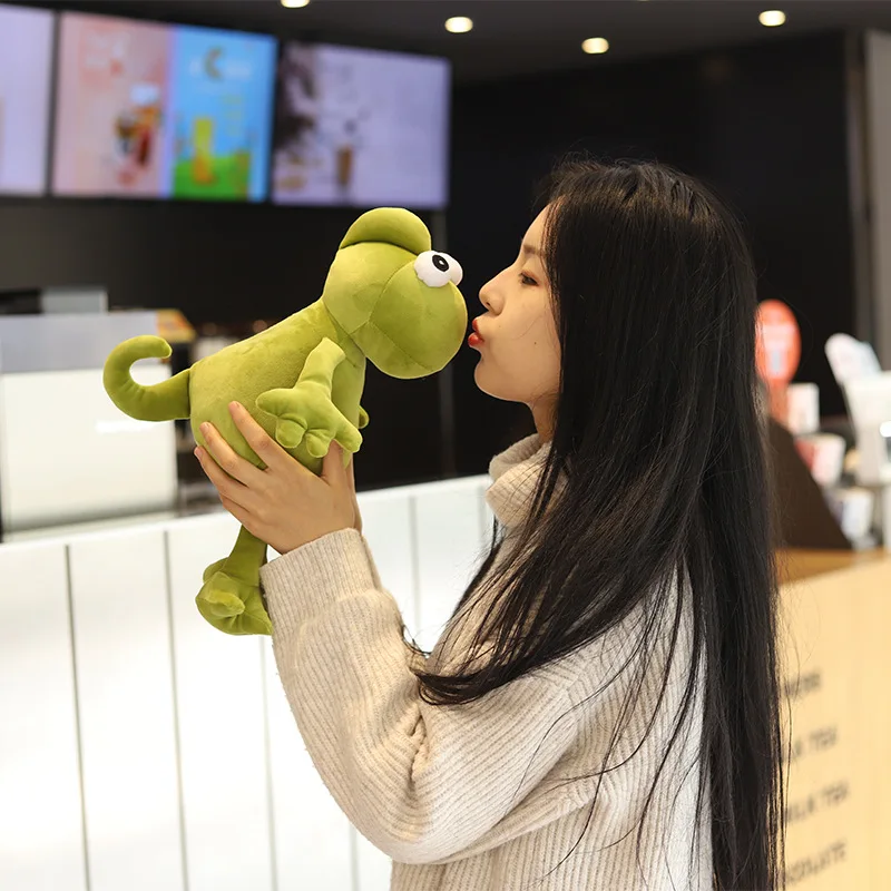 Green New Lovely Dinosaur Frog Super Soft Cute Girlfriend Gift Doll Plush Toy for Children Birthday or Holiday Gifts 
Green New Lovely Dinosaur Frog Super Soft Cute Girlfriend Gift Doll Plush Toy for Children Birthday or Holiday Gifts