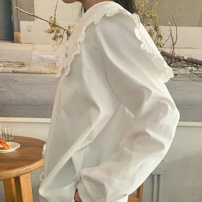 New Spring Vintage Cotton Shirt Female Oversize Womens Long Sleeve Girls Blouse Fall Plus Size Women Blouses white Femme Blusas
New Spring Vintage Cotton Shirt Female Oversize Womens Long Sleeve Girls Blouse Fall Plus Size Women Blouses white Femme Blusas