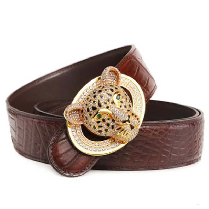 Ремень мужской LINSHE из натуральной кожи, с гладкой леопардовой пряжкой
Ремень мужской LINSHE из натуральной кожи, с гладкой леопардовой пряжкой