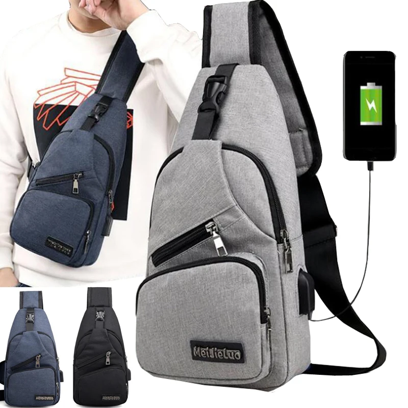 Male Shoulder Bags USB Charging Crossbody Bags Men Anti Theft Chest Bag School Summer Short Trip Messengers Bag 2020
Male Shoulder Bags USB Charging Crossbody Bags Men Anti Theft Chest Bag School Summer Short Trip Messengers Bag 2020