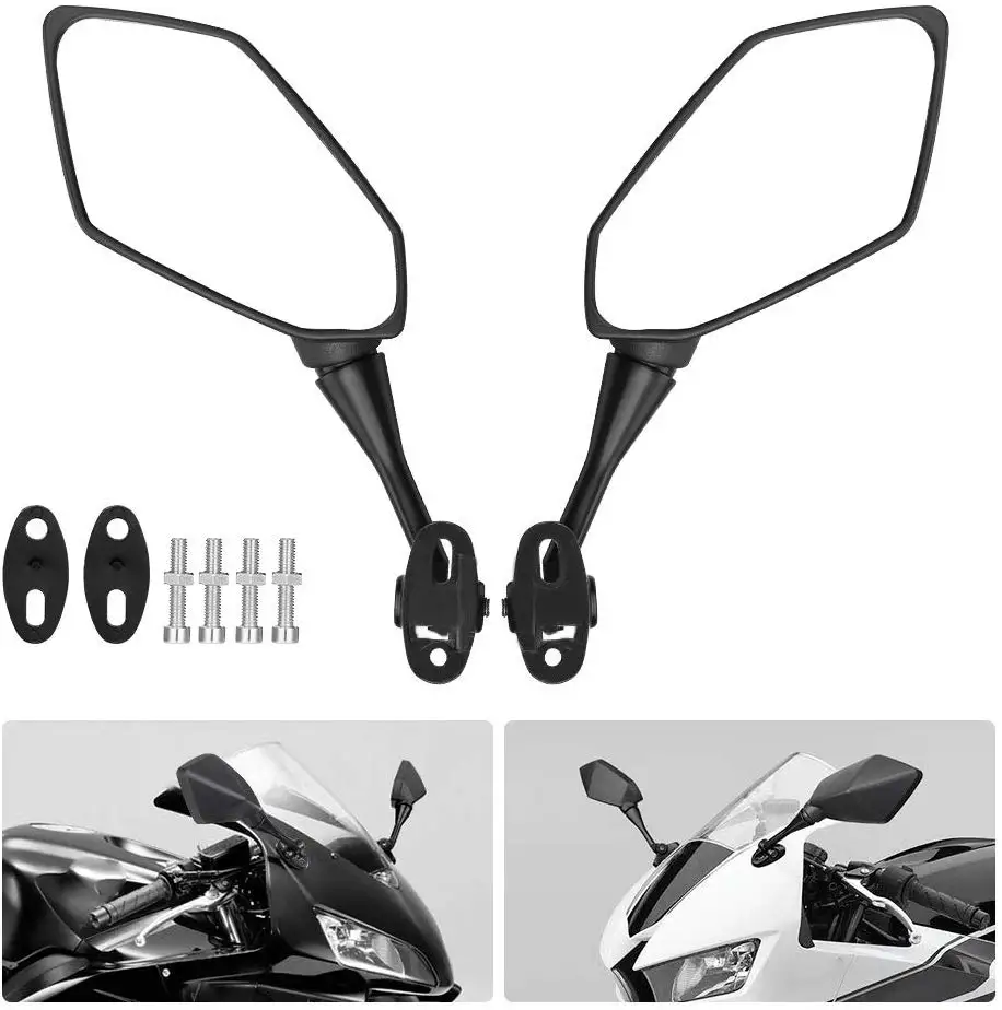 For HONDA CBR 250R 1000RR 600RR ABS CBR600F4i CBR954RR VFR800 800X/F Motorcycle Mirrors Racing Sport Bike Rear View Mirror | Автомобили и