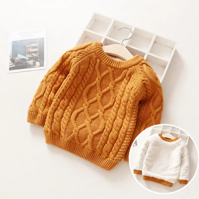 Kids Boys Sweaters Toddler Clothing Children Knitted Thicken Warm Outerwear Coat For Baby Boys Girls 1-12 Y Pullover Sweater
Kids Boys Sweaters Toddler Clothing Children Knitted Thicken Warm Outerwear Coat For Baby Boys Girls 1-12 Y Pullover Sweater