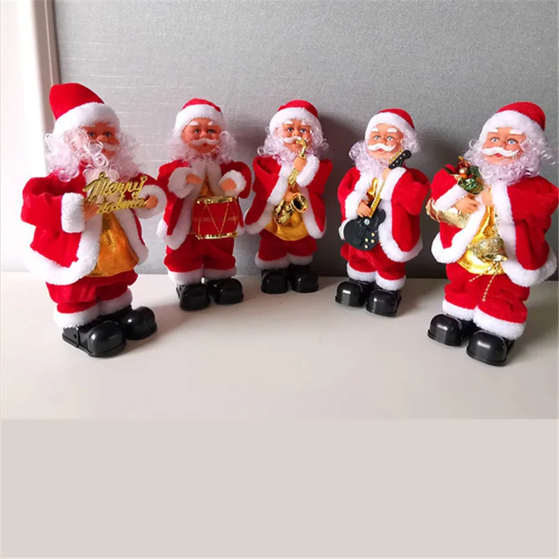 Electric Christmas Gifts Dancing and Singing Children's Toy Blowing Saxophone Playing Guitar Music Santa Claus Decoration
Electric Christmas Gifts Dancing and Singing Children's Toy Blowing Saxophone Playing Guitar Music Santa Claus Decoration